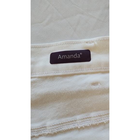 NWT Gloria Vanderbilt Amanda Slimming Jeans Women Size 24W Short Vintage White - Picture 8 of 16